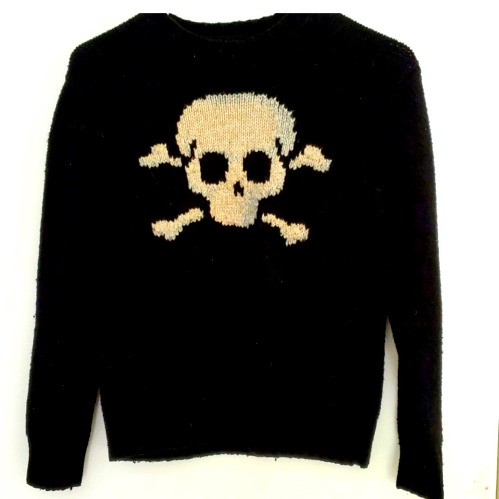 Kids Gap Skull Sweater Size M (8)